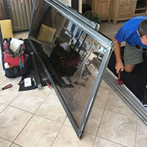 sliding glass door frame repair Thousand Palms